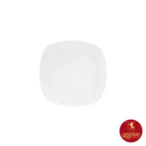 بشقاب تخت 16 سانتیمتری میوه خوری چینی زرین هتلی کواترو