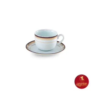 سرویس چای خوری چینی زرین طرح خاطره 6 نفره 12 پارچه