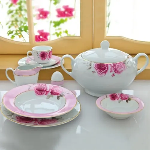 سرویس غذاخوری کامل رزفلاور