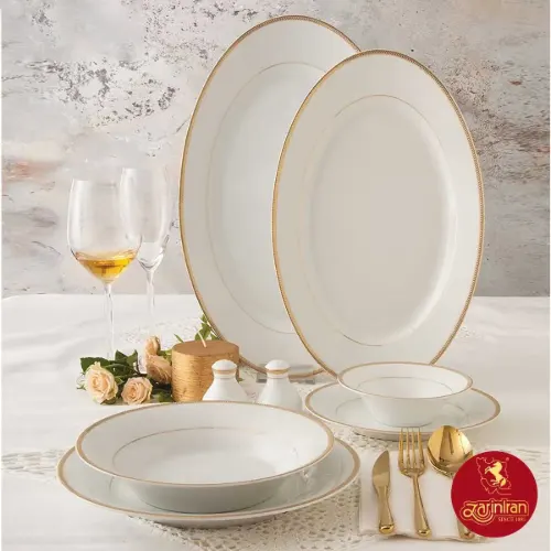 سرویس غذاخوری چینی زرین شهرزاد سپینود 6 نفره