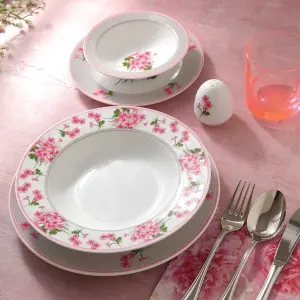 سرویس غذا خوری 6 نفره یاس صورتی