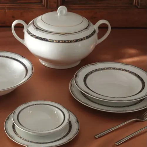 سوپ خوری چینی-زرین-سرویس-12-نفره-ایتالیا-اف-طرح-پرشیا-سرمه-ای