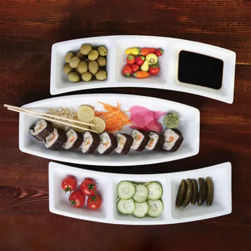 ظرف سه پارچه مای سلف 7 خانه سفید