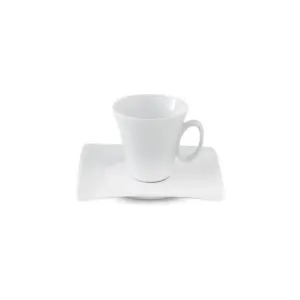 سرویس 12 پارچه چای خوری وینچی طرح سفید با بهترین کیفیت و کارایی