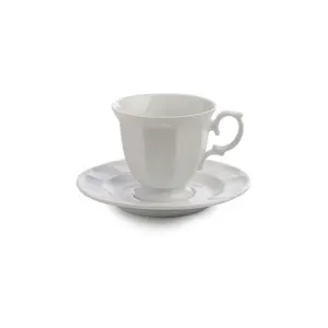 انتخاب سرویس چای خوری 12 پارچه نئوکلاسیک طرح سفید