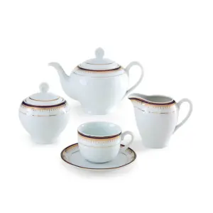 قیمت سرویس 17 پارچه چای خوری ایتالیا اف طرح خاطره