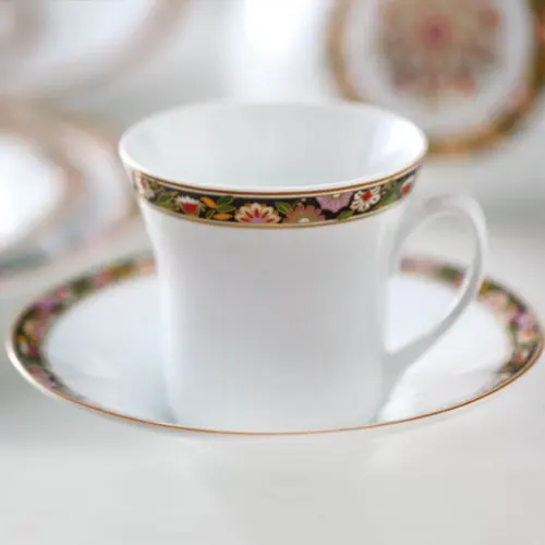 طراحی سرویس چای خوری گلدن گاردن شهرزاد چینی زرین