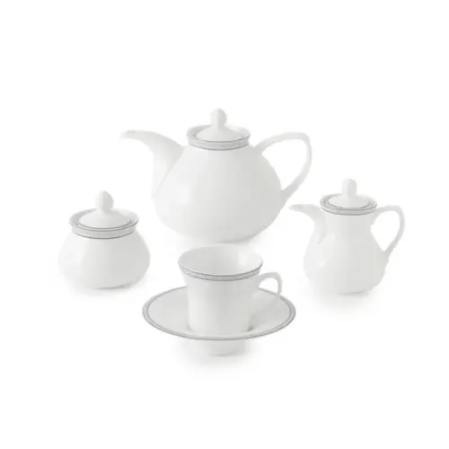 قیمت سرویس چینی چایخوری چینی زرین وایت رز