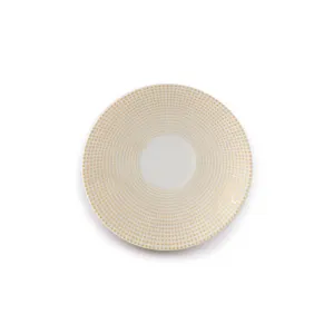 چینی زرین نعلبکی زیر استکانی طرح مریدین رزگلد