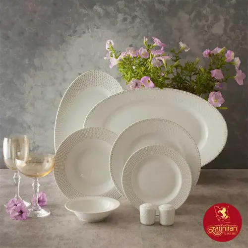 سرویس چینی زرین رادیانس طرح لیون 6 نفره 28 پارچه