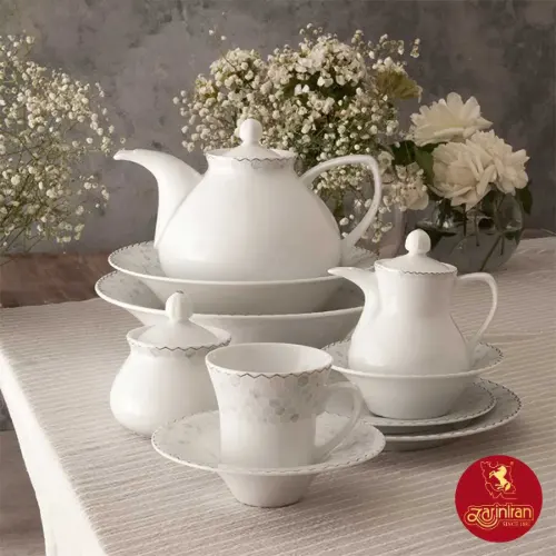 معرفی سرویس چینی زرین شهرزاد طرح هانیکام 12 نفره