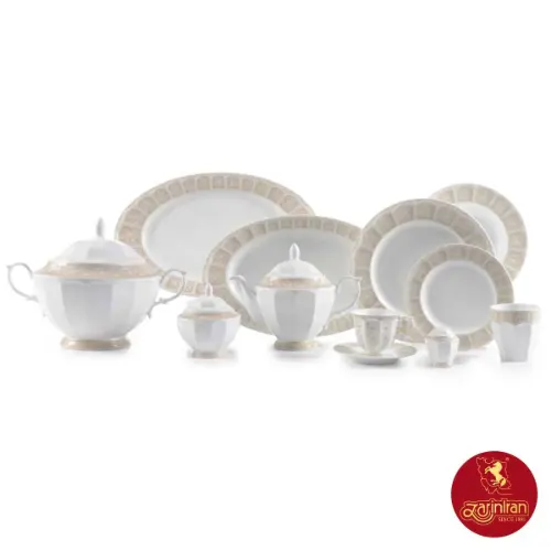 بهترین قیمت سرویس آرتمیس کرم چینی زرین