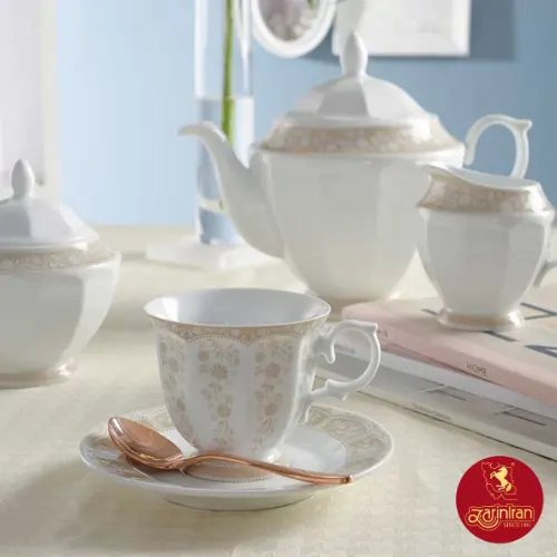 سرویس آرتمیس کرم چینی زرین با کیفیت عالی