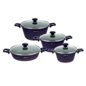 سرویس قابلمه با کیفیت کاج نچسب نورا 8 پارچه