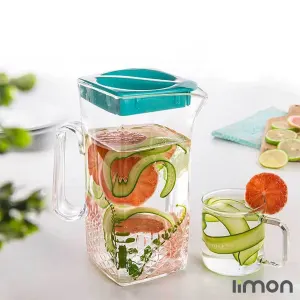 پارچ لیمون چهار گوش کریستالی