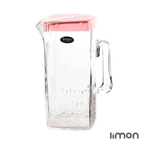 پارچ چهار گوش کریستالی لیمون