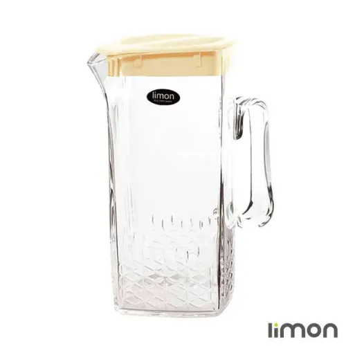 پارچ چهار گوش کریستالی لیمون