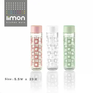 بطری-آب-استوانه-ای-کوچک-لیمون