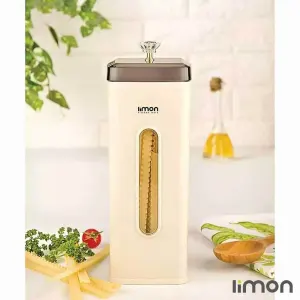 جا ماکارونی چهارگوش شفاف لیمون