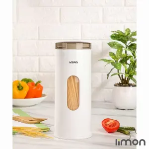 جا ماکارونی گرد فله ای شفاف لیمون