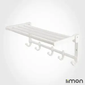 جا حوله تاشو لیمون رنگ سفید