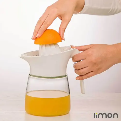 پارچ و آبمیوه گیری دو کاره لیمون سفید