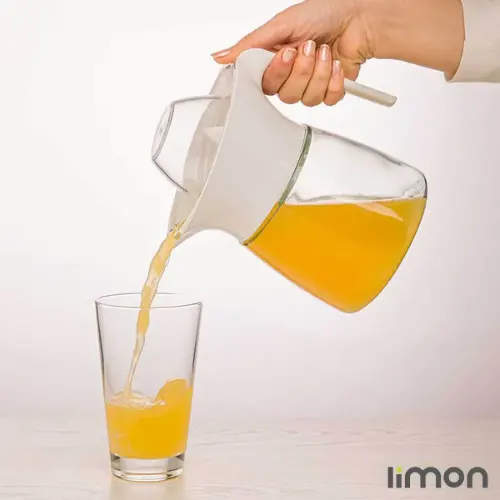 پارچ و آبمیوه گیری دو کاره لیمون سفید