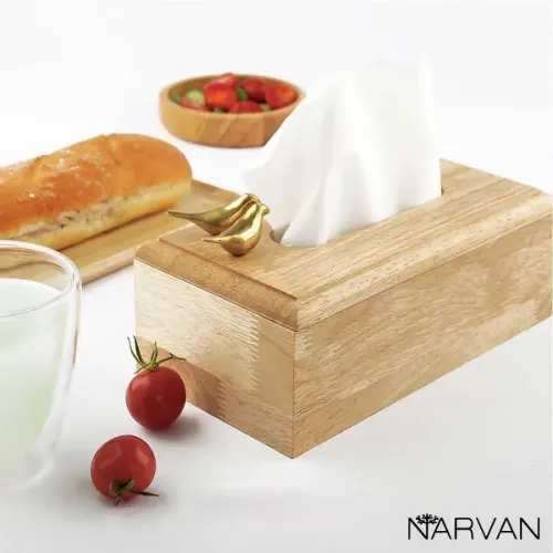 جای دستمال کاغذی چوبی نارون R3650