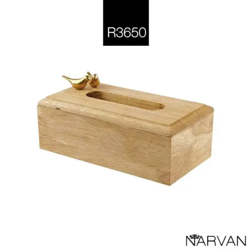 جای دستمال کاغذی چوبی نارون R3650