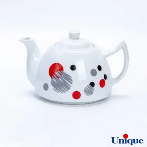 قوری چینی یونیک کد 7547 طرح اسپاتی