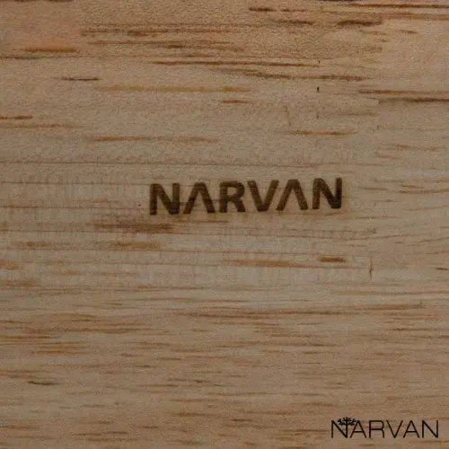 ست ادویه چوبی چهارخانه گل دار نارون R2714