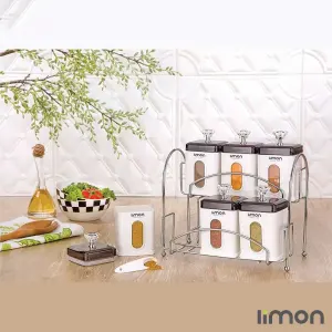 ست ادویه 6 عددی 4 گوش لیمون