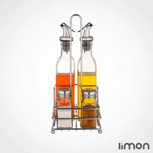 ست آبلیمو خوری و نمک پاش مربع لیمون مناسب پذیرایی