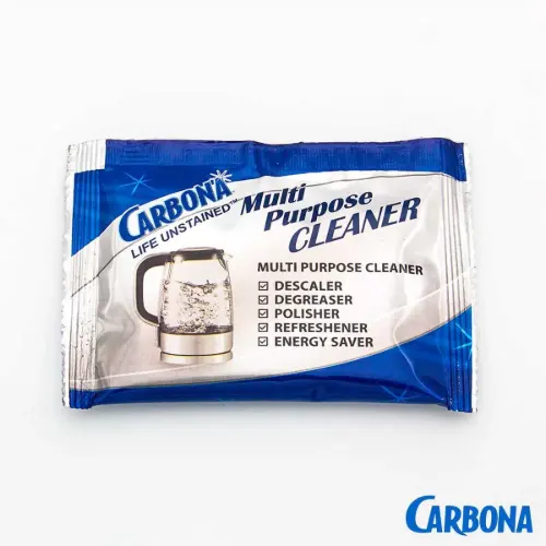 پودر جرم گیر کتری ، قوری و اتو کربونا Carbona بسته 5عددی