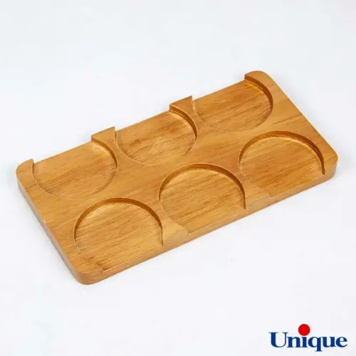 سرویس آشپزخانه 19 پارچه فانتزی درب بامبو طرح ستاره جنگلی یونیک UN-8088