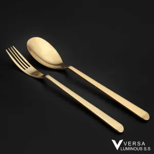 سرویس قاشق چنگال ورسا طلایی مات 151 پارچه مدل 360SFR30