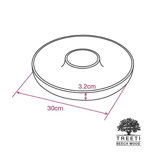 اردورخوری چوبی گرد تیریتی B2116