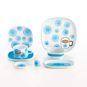 چینی زرین 8 پارچه صبحانه و عصرانه هما بلوبری