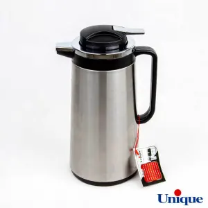 فلاسک 1.3 لیتر استیل شیشه دار یونیک UN-1804