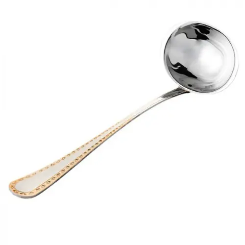 ملاقه سوپ ناب استیل برلین دور طلا