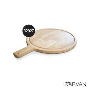 تخته سرو پیتزا تخت چوبی نارون متوسط R2927
