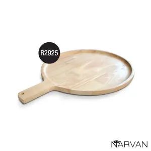 تخته سرو پیتزا تخت چوبی نارون بزرگ R2925