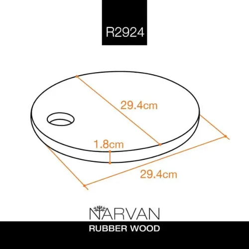 تخته برش چوبی گرد نارون بزرگ R2923