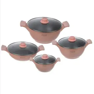 سرویس-قابلمه-گرانیتی-8-پارچه-فورته-Forte-مدل-اسکار-گلبهی