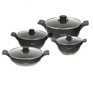 سرویس-قابلمه-8-پارچه-فورته-مدل-اسکار-رنگ-مشکی