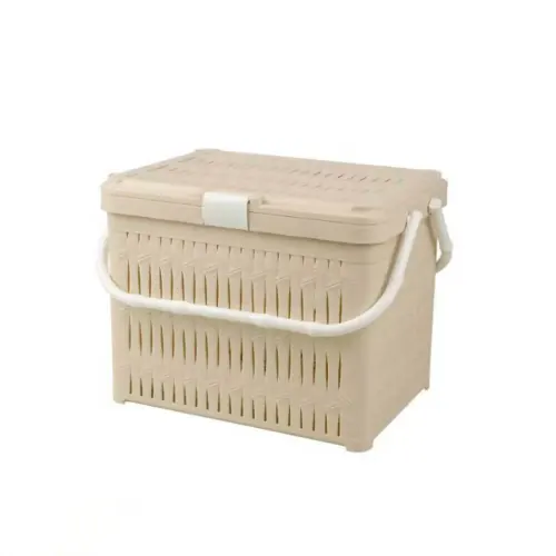 سبد-پیک-نیک-دربدار--کوچک-بامبو-وانیلی