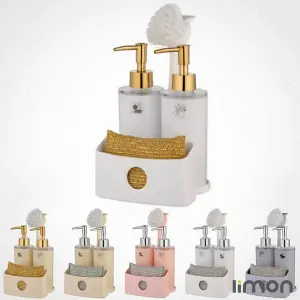 ست جا مایعی 2 قلو لیمون