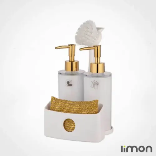 ست جا مایعی 2 قلو لیمون