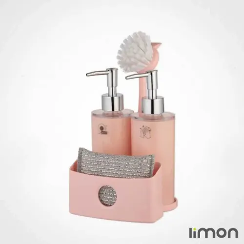 ست جا مایعی 2 قلو لیمون