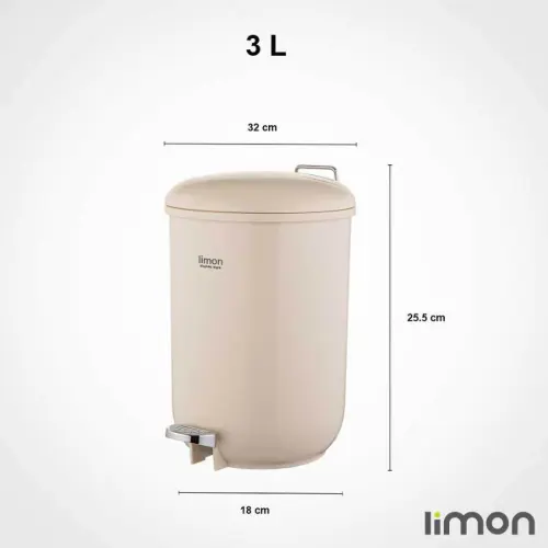 قیمت و خرید سطل گرد سه لیتری لیمون 1864